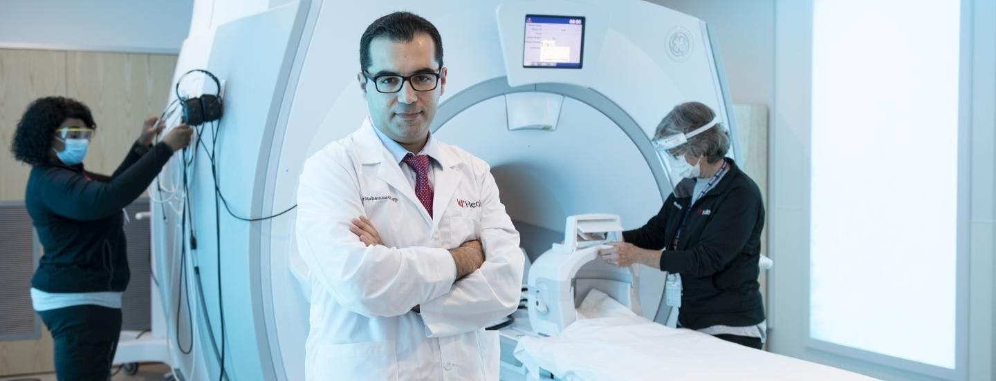 Abdelkader Mahammedi, M.D., assistant professor of radiology at UC and a UC Health neuroradiologist.

CREDIT: University of Cincinnati