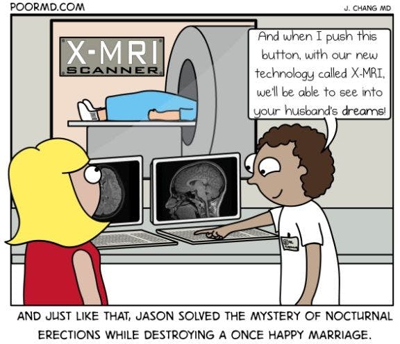 Radiology Comic: X-MRI