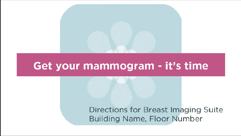 Pink Cards Secure Same-Day, Walk-In Mammograms 