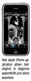 iPhone enables fast diagnosis of appendicitis