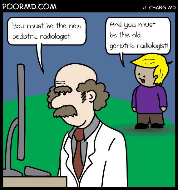 Radiology Comic: The New Radiologist