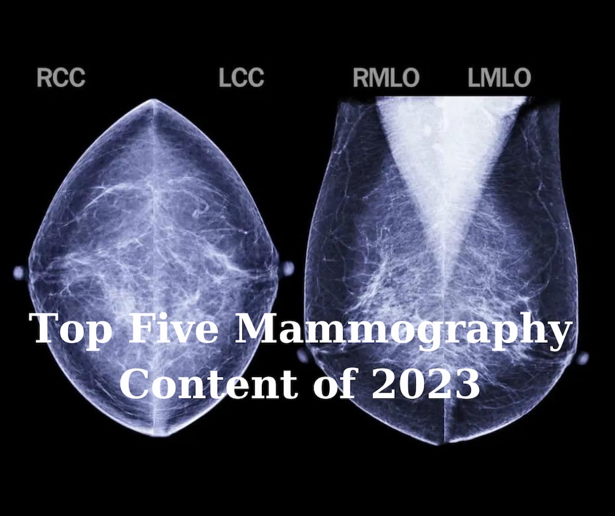 Diagnostic Imaging's Top Five Mammography Content of 2023
