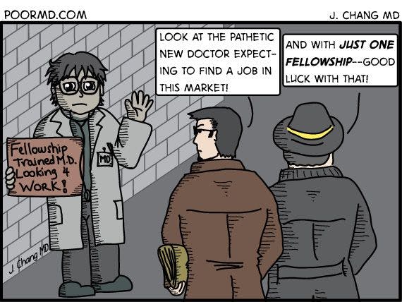 Radiology Comic: Looking for Work