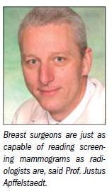 Breast surgeons to tackle screening mammography