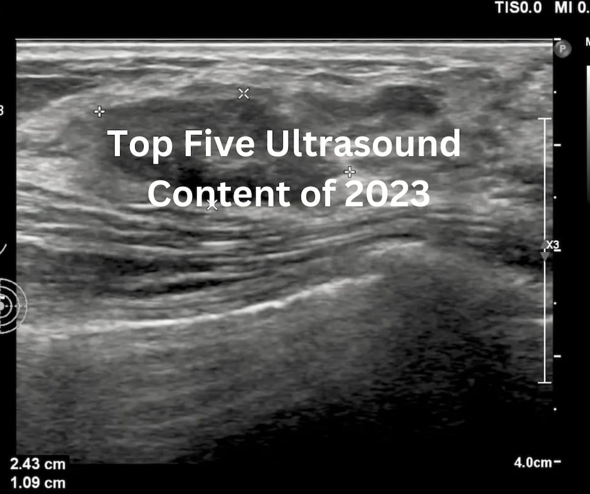 Diagnostic Imaging's Top Five Ultrasound Content of 2023
