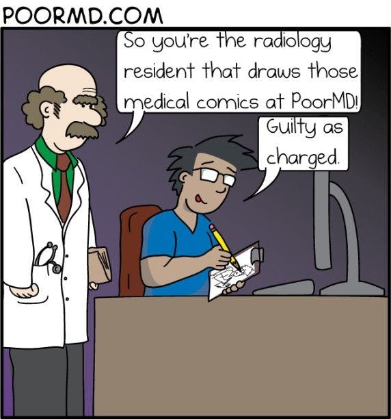 Radiology Comic: Copy, Paste and Edit