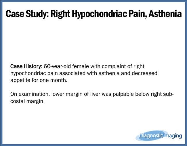 Right Hypochondriac Pain, Asthenia