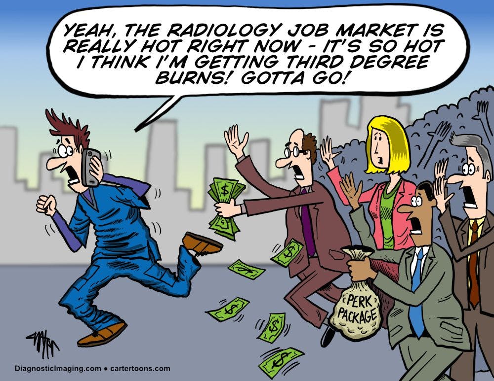 Implications of a hot radiology job market