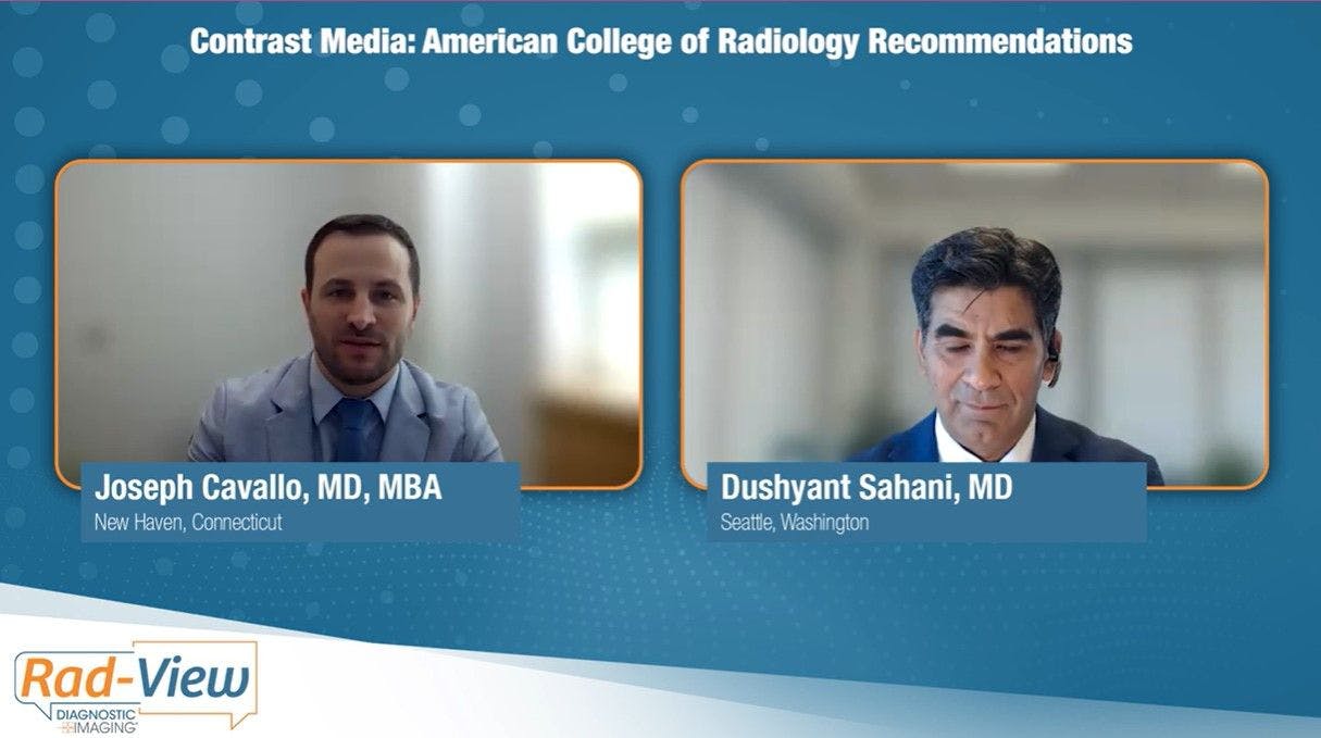 Contrast Media: American College of Radiology Recommendations