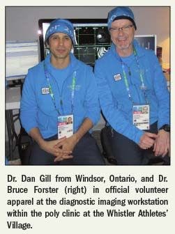 Radiology plays greatest role to date at the Olympics Games in Vancouver