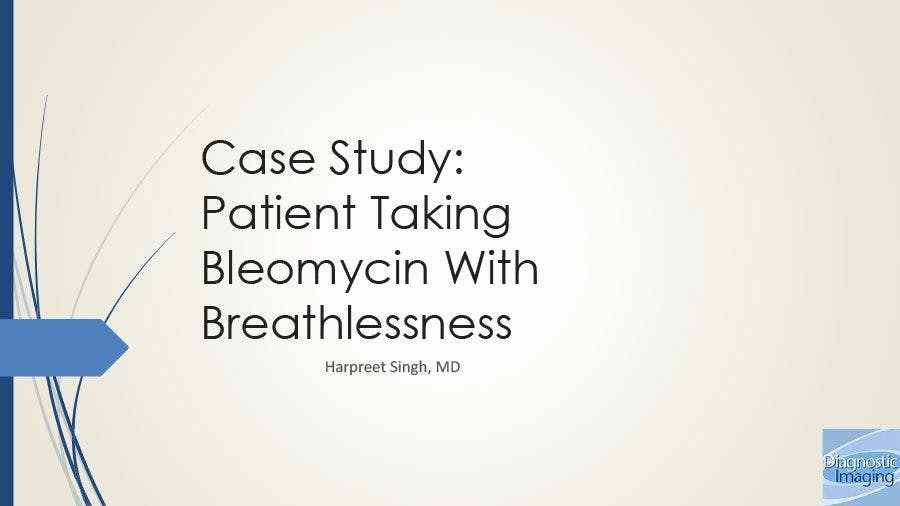 Patient Taking Bleomycin With Breathlessness